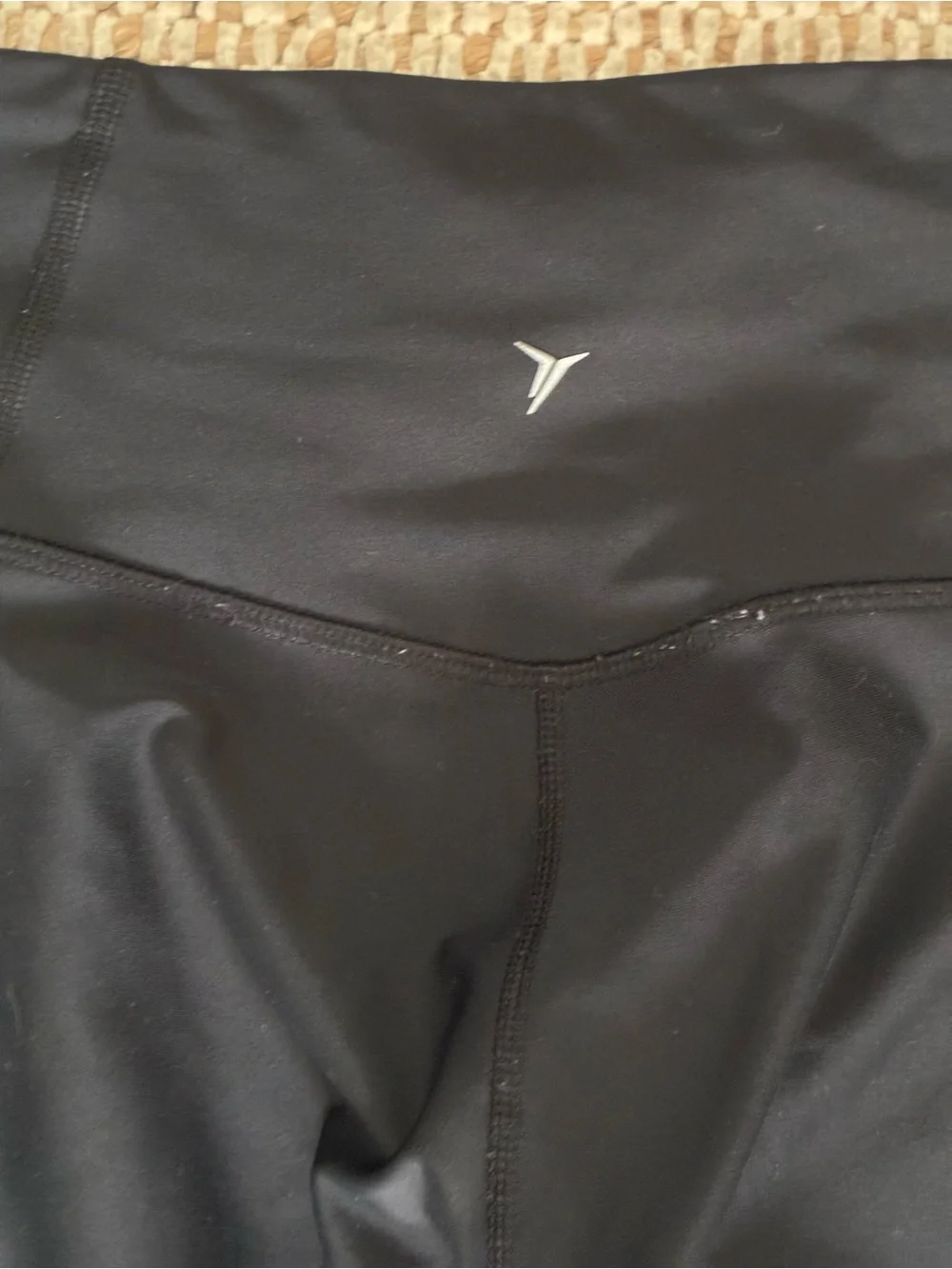 EUC Old Navy Active PowerSoft Leggings Girls XL (14-16) Black High Rise Athletic